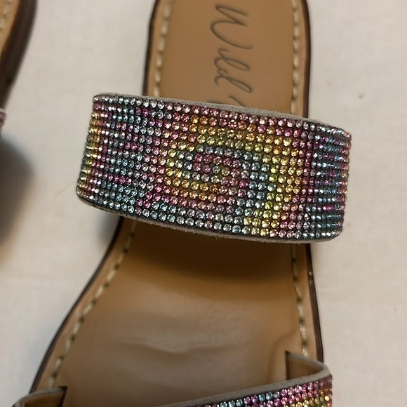 Wild Pair Colorful Beaded Sandals Size 7 - Picture 6 of 10